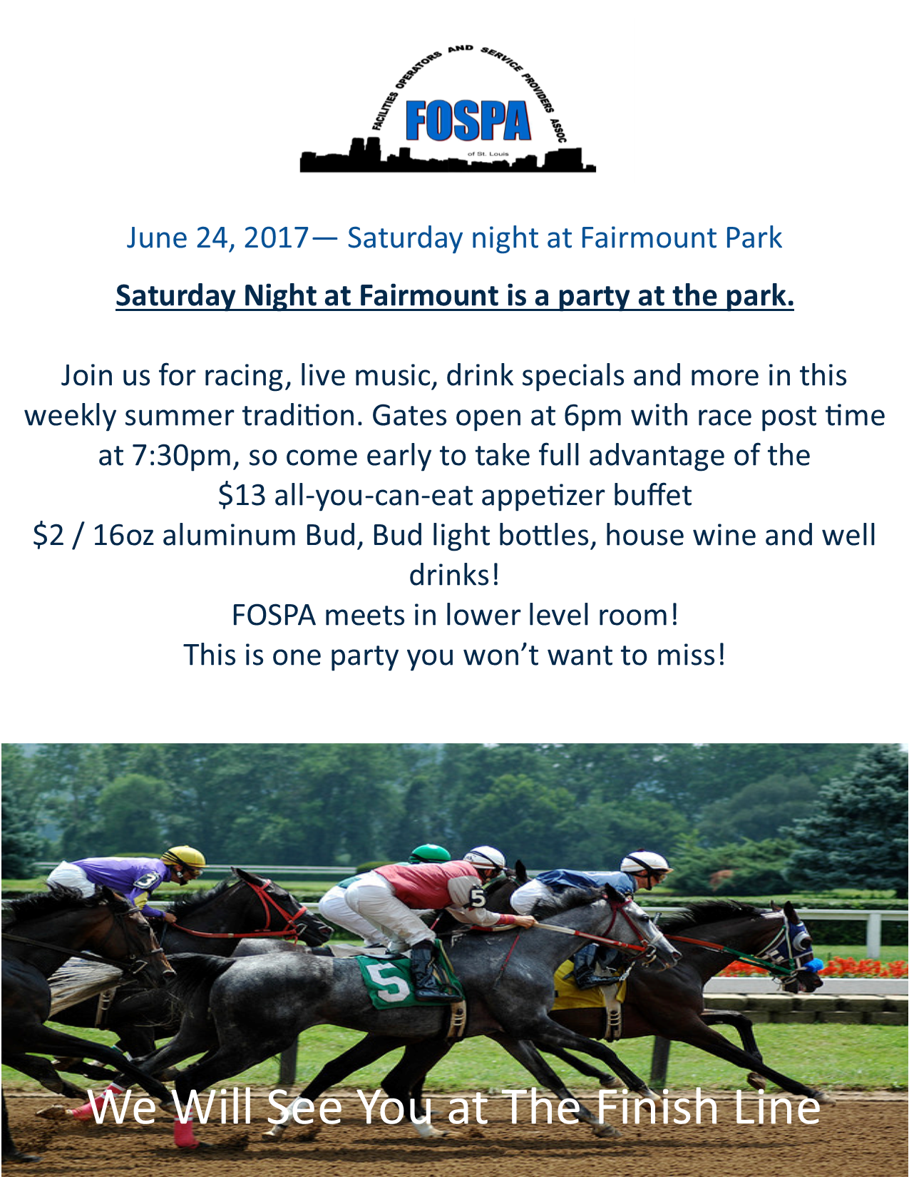 June 24th - Horse Racing Night Out