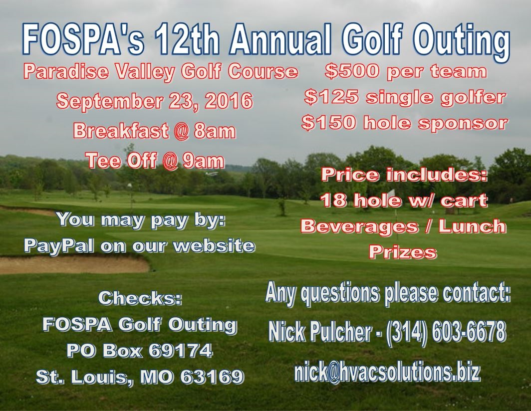 12th Annual FOSPA Golf Tournament